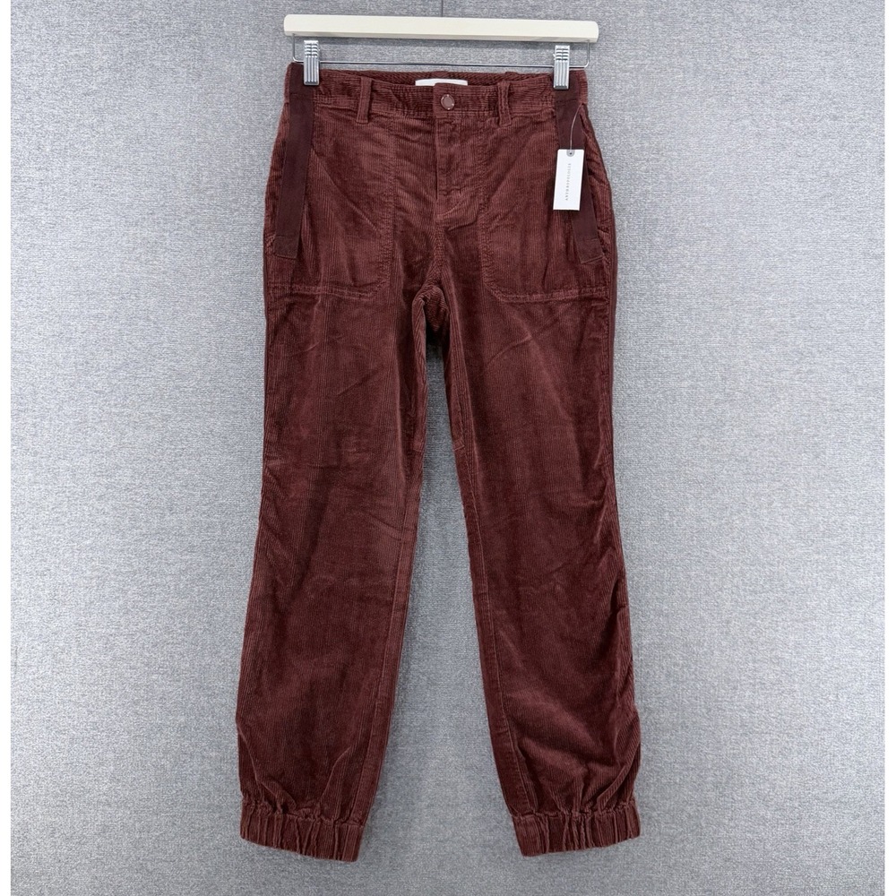 Anthropologie Leigh Corduroy Jogger Pants Women Size 2 Rustic Casual NEW